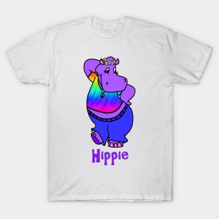 Hippie Hippo T-Shirt